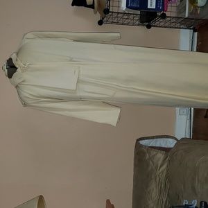 Braefair Winter White Wool Coat Size 7/8 Maxi Length